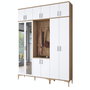 Hanah Home Perchero EA155 - 4499 Nogal y Blanco